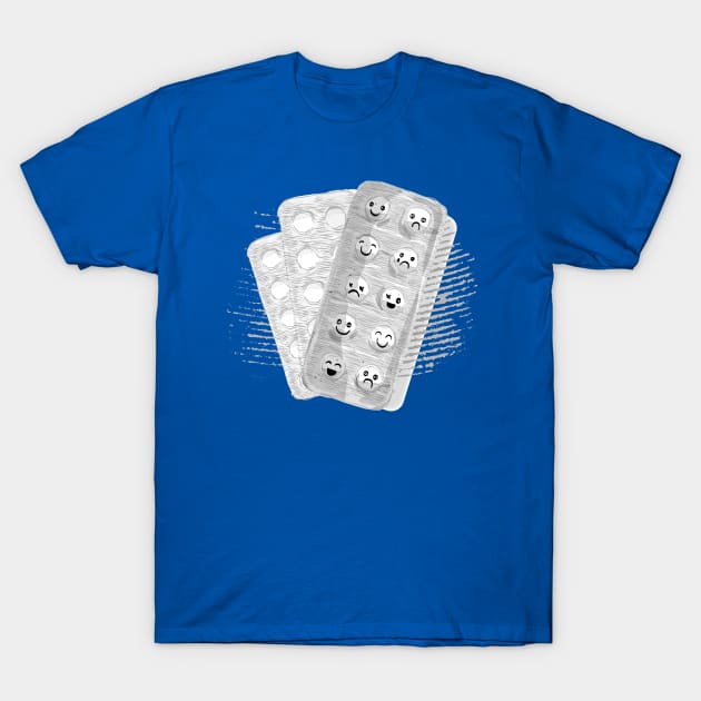 Many Moods Pack - Pharmacy Humor T-Shirt by RxBlockhead